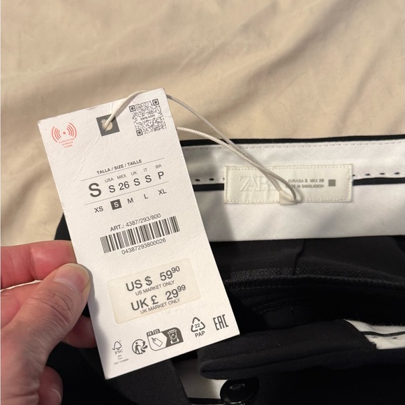 NWT Zara High-waisted Wide Leg Pants - Picture 8 of 8